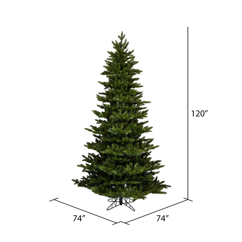 Vickerman 10' x 74" Natural Fraser Fir Artificial Christmas Tree Unlit