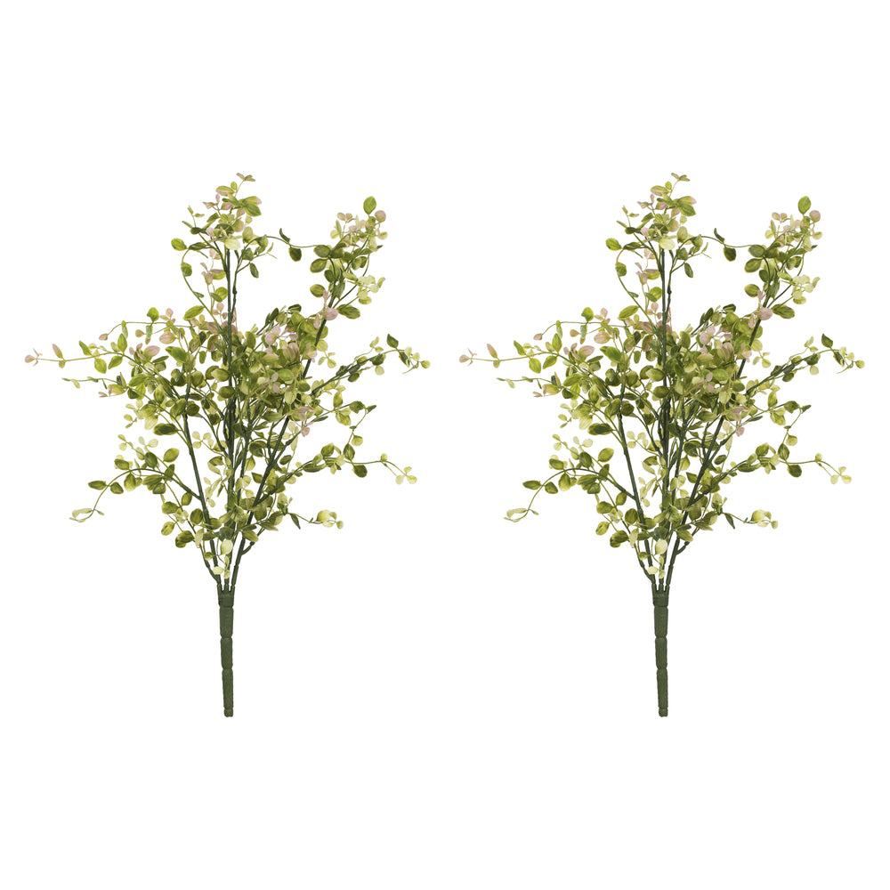Vickerman 22" Artificial Green Bog Pimpernel Leaf Spray. Includes 2 sprays per pack.