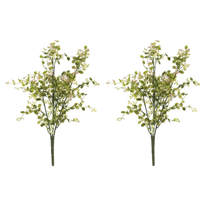 Vickerman 22" Artificial Green Bog Pimpernel Leaf Spray. Includes 2 sprays per pack.