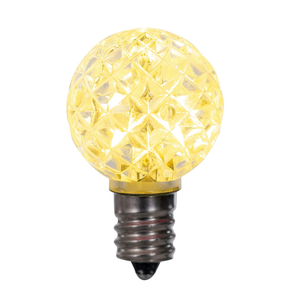 Vickerman G30 LED Warm White Replacement Bulb package of 25