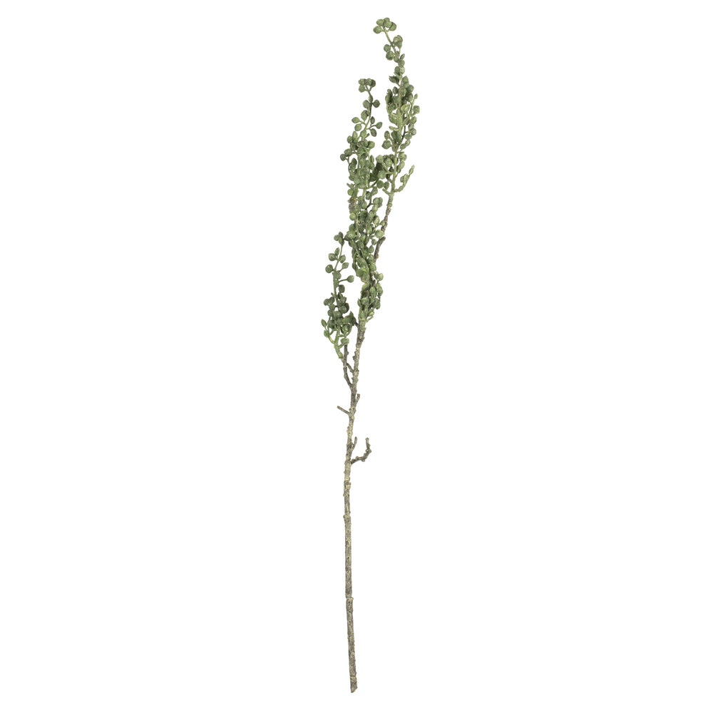 Vickerman 22" Artificial Rust Green Senecio Spray. Includes 6 sprays per pack.