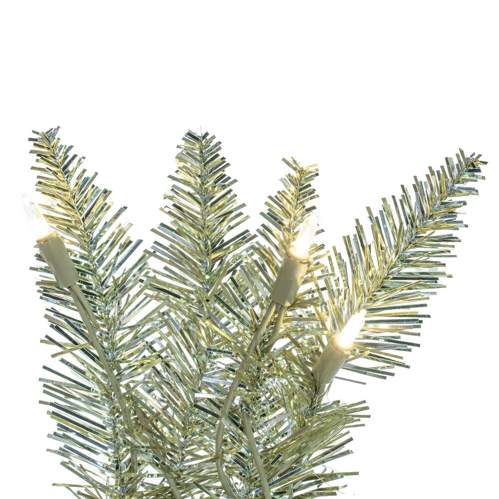 Vickerman 9' Champagne Artificial Christmas Garland Warm White Dura-Lit LED lights.