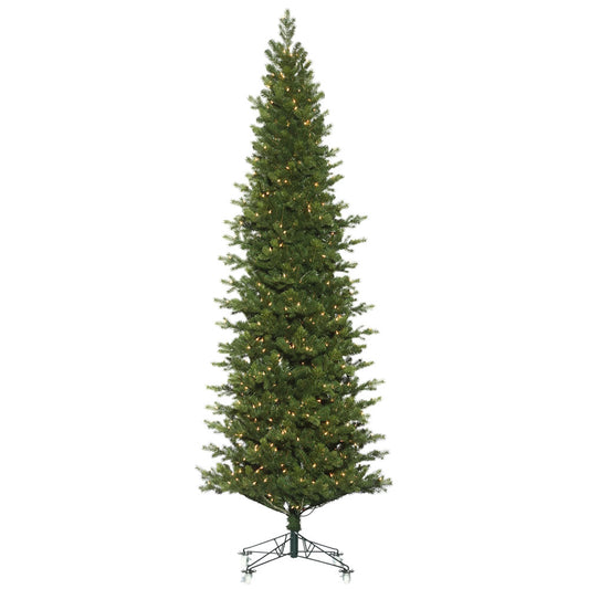 Vickerman 10' x 42" Eagle Fraser Slim Artificial Christmas Tree Clear Dura-lit Lights