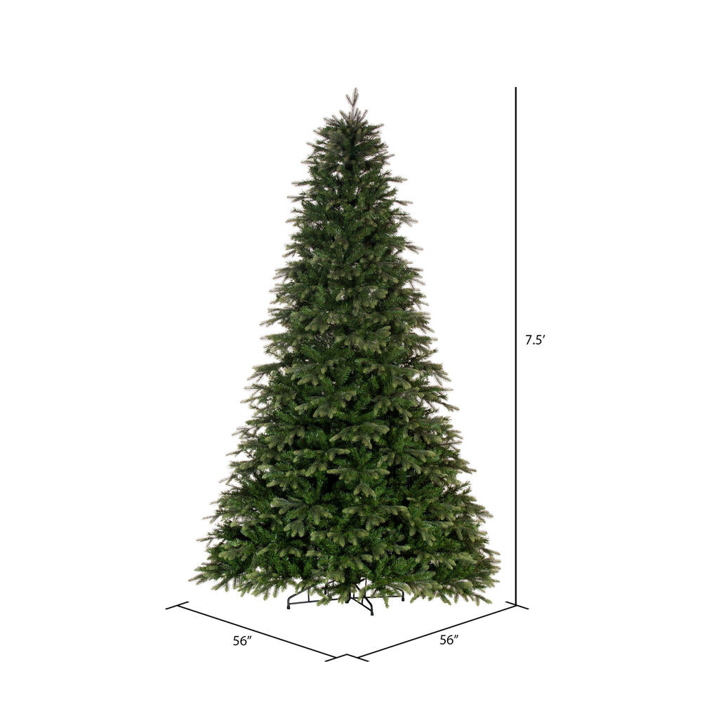 Vickerman 7.5' x 56" Douglas Fir Artificial UnLit Christmas Tree.