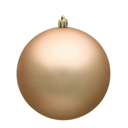 Vickerman 12" Café Latte Matte Ball Ornament