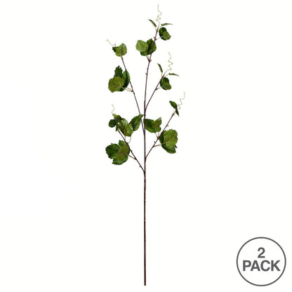 Vickerman 34" Artificial Green Hop Leaf Spray. Includes 3 sprays per pack.