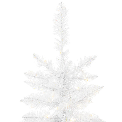 Vickerman 3.5' Sparkle White Spruce Artificial Christmas Tree Pure White LED Lights