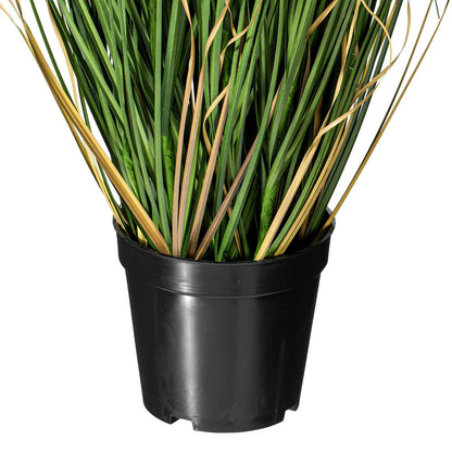 Vickerman 36" Artificial Potted Green Curled Grass.