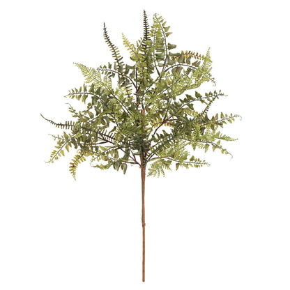 Vickerman 27" Artificial Green Fern Spray. Includes 3 sprays per pack.