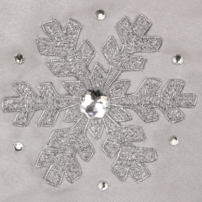 Vickerman 19" White Snowflake Christmas Stocking