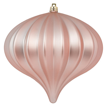 Vickerman 5.7" X 5.5" Rose Gold Onion Christmas Ornament UV treated Set of 3