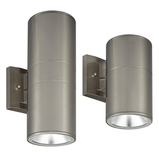 ASD Lighting LED Round Outdoor Wall Cylinder 9W 5000K Oil Rubbed Bronze cETLus