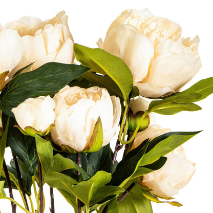 Vickerman 23" Artificial Beige Peony Spray.