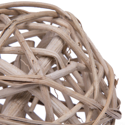 Vickerman Natural Botanicals 4" Lata Ball Natural White. Includes 25 Pieces per Pack