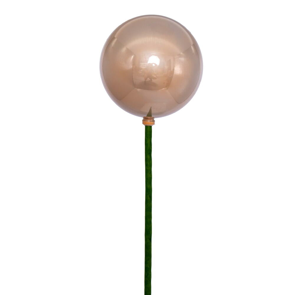 Vickerman 3" x 18" Oat Pearl Ball Ornament Stick 12 per bag.