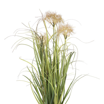 Vickerman 24" Artificial Potted Green Grass.