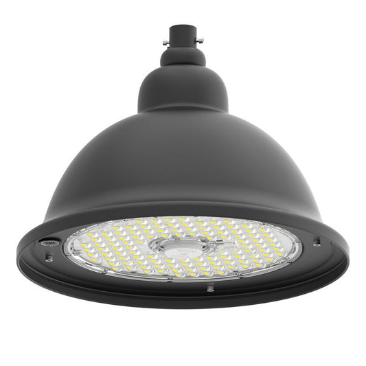 Westgate Decorative Area Bell Model A 16In 50/80/100W 30/40/50K 130 Lumens/W 100-347V Black, Outdoor Lighting, 50W/80W/100W, 130 Lumens/W, 30K/40K/50K, Black Finish, 0-10V