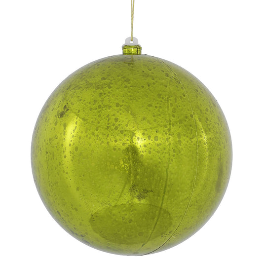 Vickerman 10" Lime Shiny Mercury Ball Ornament