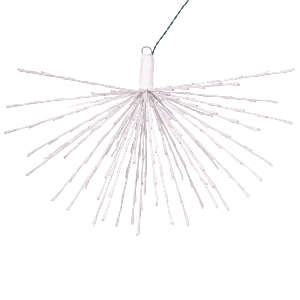 Vickerman 240Lt x 32" White Starburst Pure White 5mm Twinkle LED Lights.