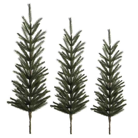Vickerman 36-42-48" Artificial Green Spruce Tops 3Pc Set