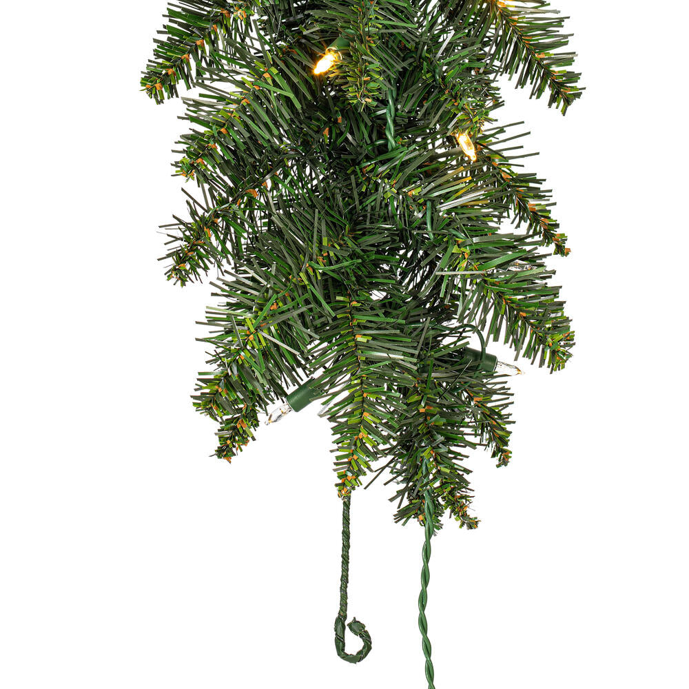 Vickerman 9' Camdon Fir Artificial Christmas Garland Warm White LED Mini Lights