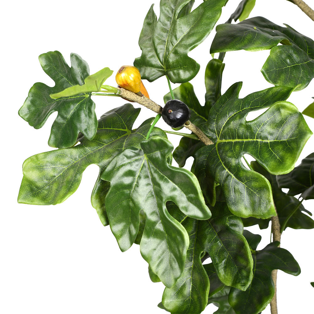 Vickerman 7' Artificial Potted Fig Tree.