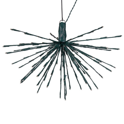 Vickerman 160Lt x 24" Green Starburst Warm White 5mm LED Lights.