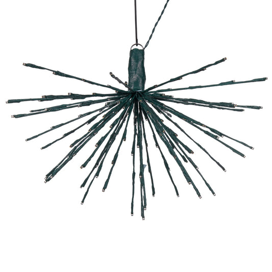 Vickerman 160Lt x 24" Green Starburst Warm White 5mm LED Lights.