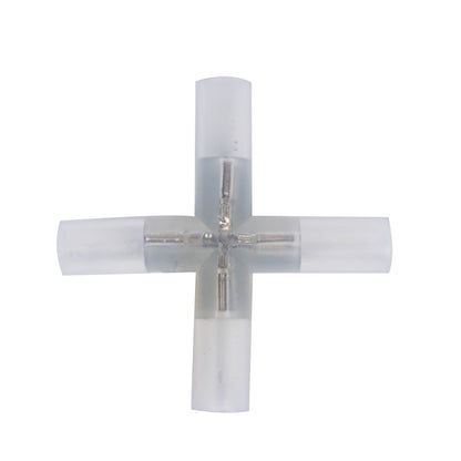 Vickerman .5 Rope Light Cross-Connector PVC 6/Bag