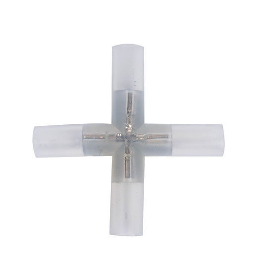 Vickerman .5 Rope Light Cross-Connector PVC 6/Bag