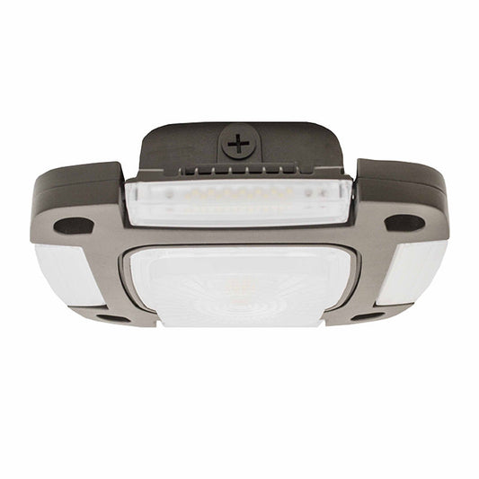 Westgate X-Gen Canopy Light With Adj. Beam, Watts, Cct 35/45/55W 30/40/50K, Br, Outdoor Lighting, 35W/45W/55W, 120 Lumens/W, 30K/40K/50K, Bronze Finish, 0~10V Dimmable