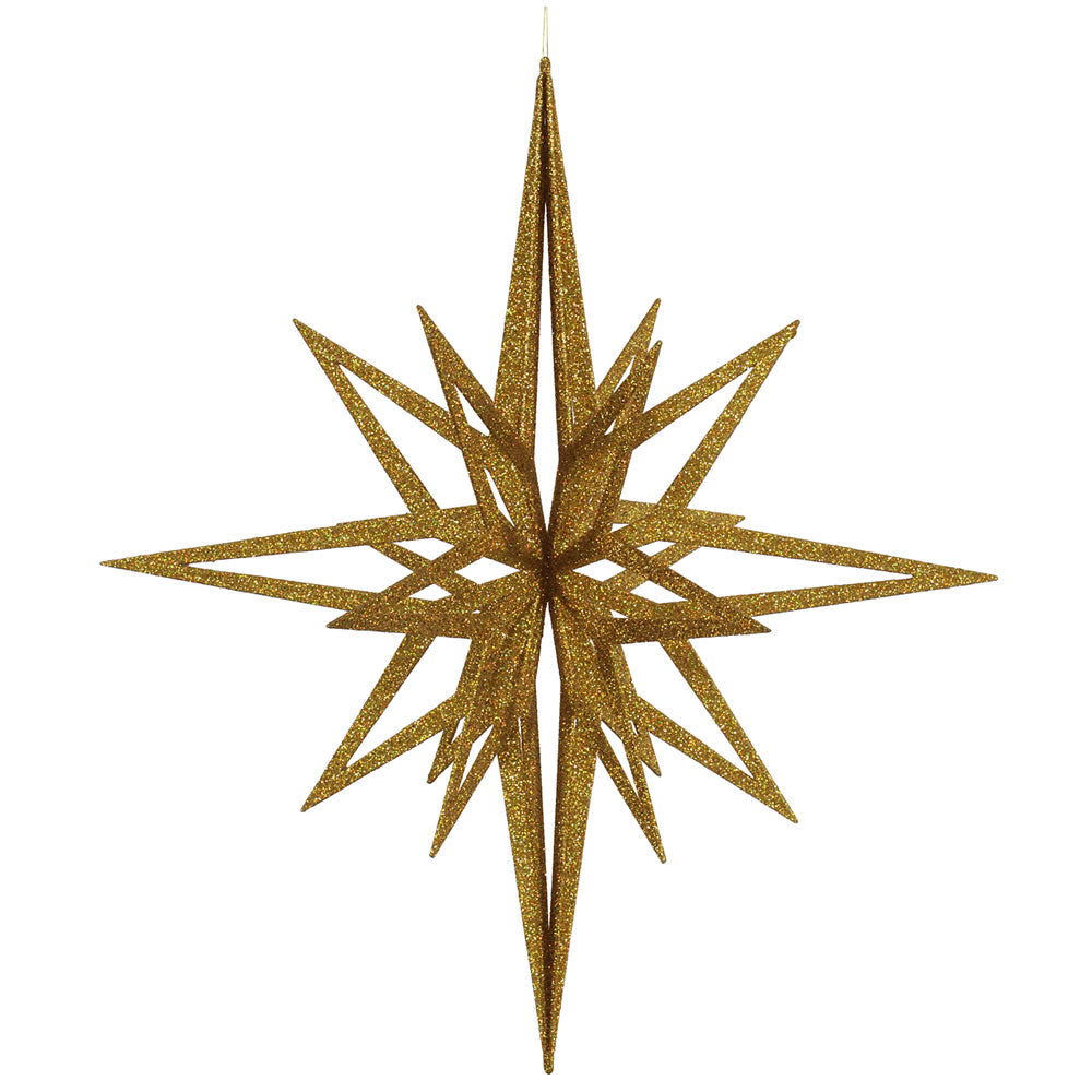 Vickerman 32" Gold Iridescent Star Christmas Ornament