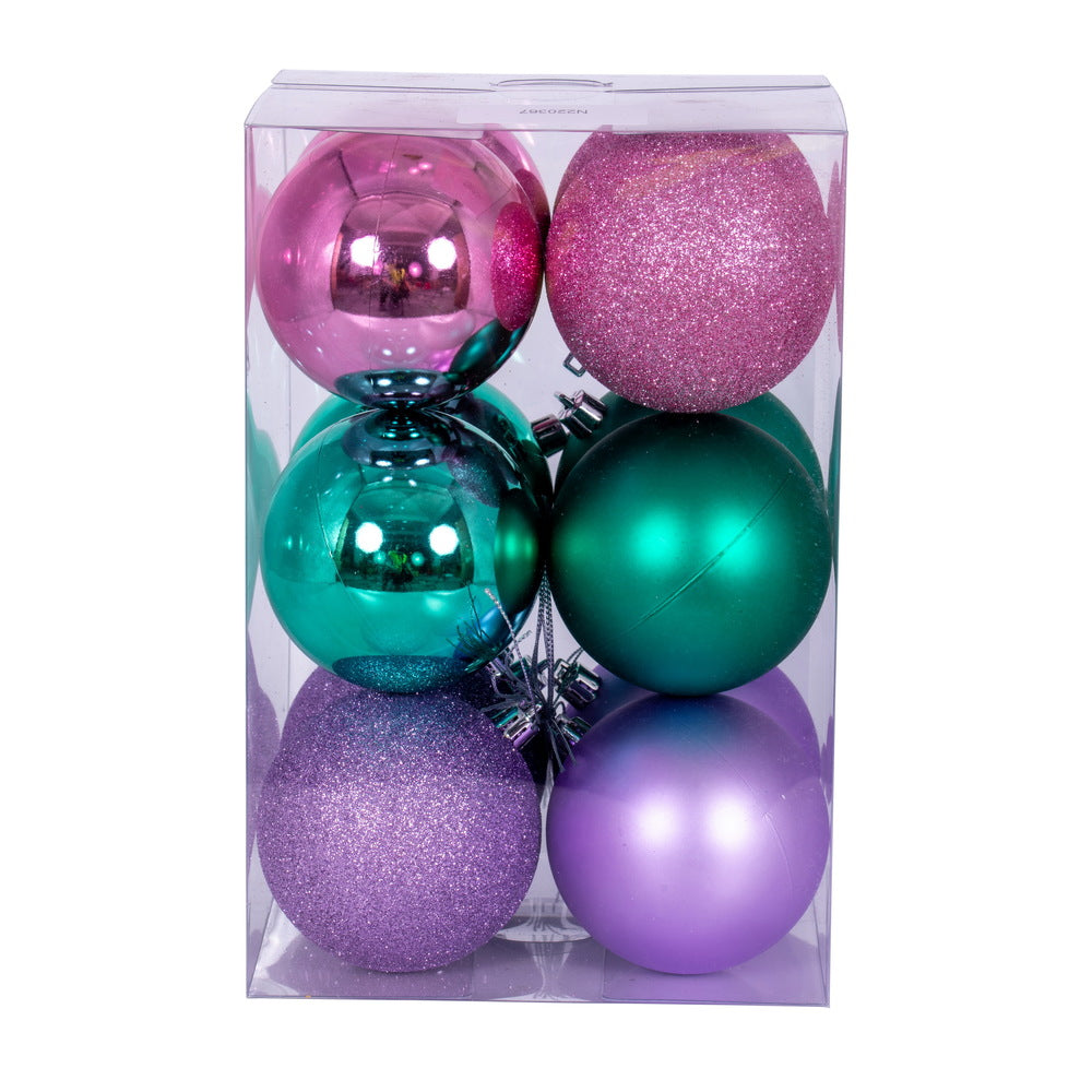 Vickerman 3" Pink Teal and Lavender Ornament Assortment 12 per box.