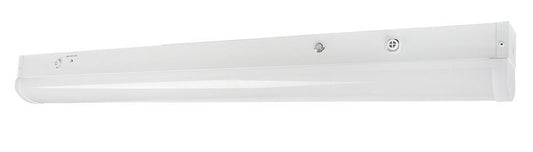 Westgate  4Ft Narrow Strip 40W Power Adj, Commercial Indoor Lighting, 25W/30W40W, 130 Lumens/W, 3500K/4000K/5000K, White Finish, 0~10V Dimming