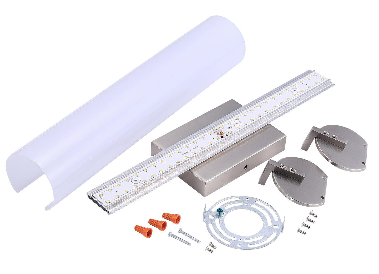 ASD Lighting LED Vanity linear 24inch 25W 120V Triac 3000/4000/5000K Nickel ETL