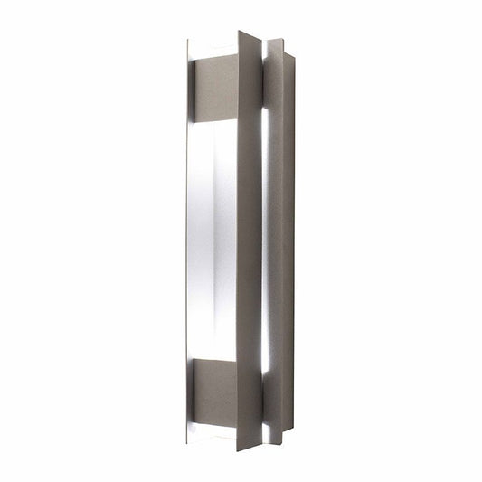 Westgate LED Wall Sconce Light, Outdoor Lighting, 20W(5Wx4), 1800 Lumens, 5000K, Silver Finish