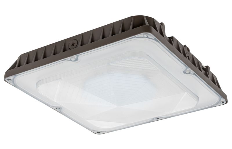 Westgate LED Canopy / Garage Series 2, Outdoor Lighting, 60W, 7100 Lumens, 3000K, Bronze Finish, 0~10V Dimmable