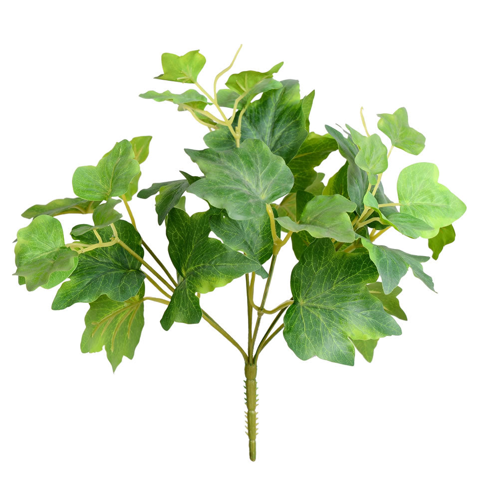 Vickerman 10" Artificial Green Ivy Bush 6 per Bag