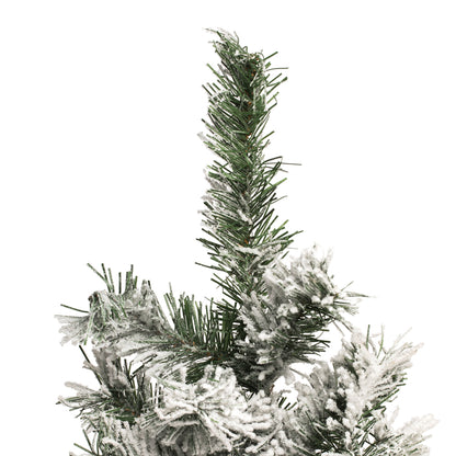 Vickerman 36" Flocked Alaskan Pine Artificial Christmas Door Swag Unlit