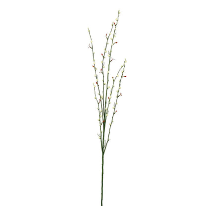 Vickerman 46" Artificial Fruit Branch with Cream Buds Set of 3