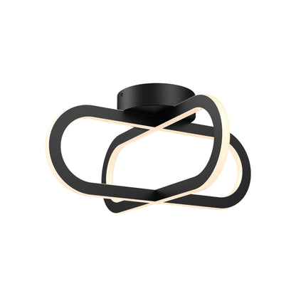 Dals Lighting Arlo 16 inch Flushmount Double Vertical Ring