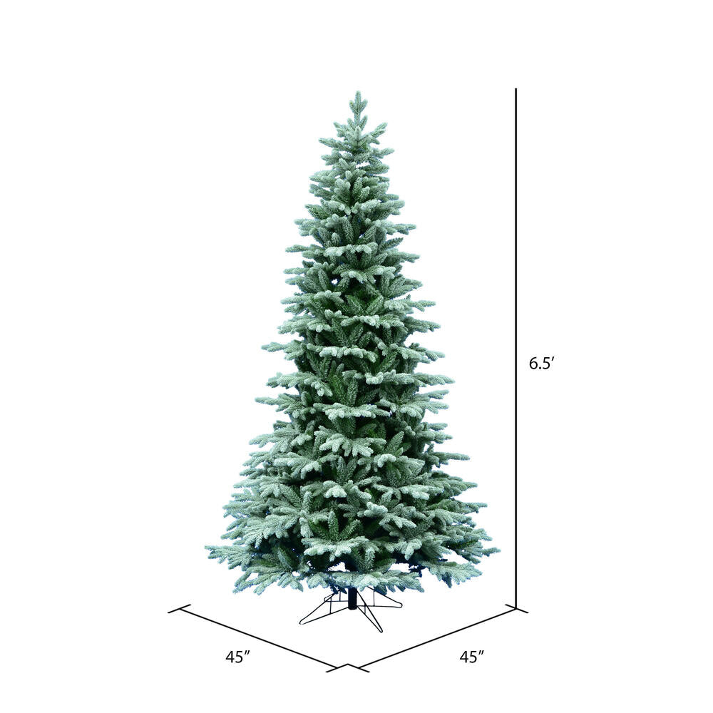 Vickerman 6.5' Frosted Balsam Fir Artificial Christmas Tree Unlit