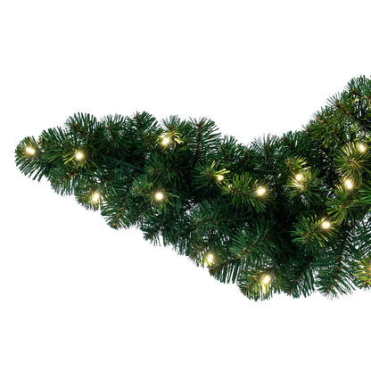 Vickerman 72" Oregon Fir Artificial Christmas Swag Warm White Single Mold LED Wide Angle Lights