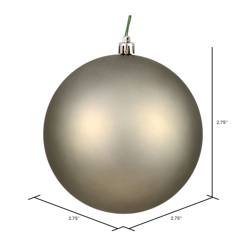 Vickerman 2.75" Wrought Iron Matte Ball Ornament 12 per Bag