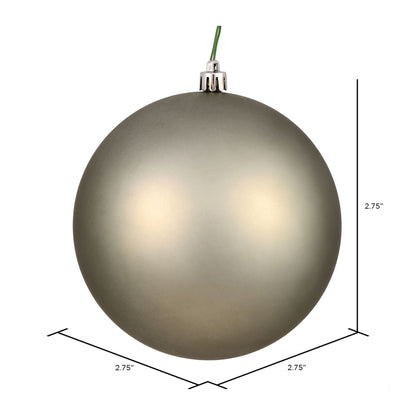 Vickerman 2.75" Wrought Iron Matte Ball Ornament 12 per Bag