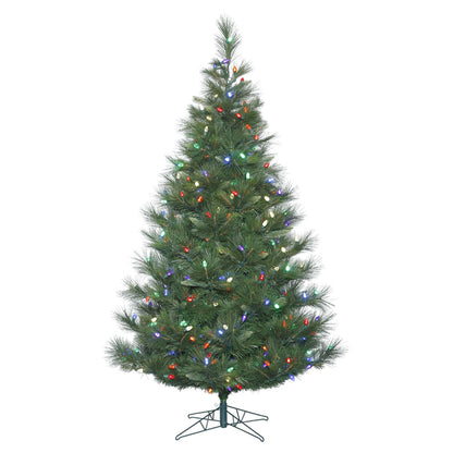 Vickerman 12' Norway Pine Artificial Christmas Tree with 1250 Multi-Colored LED Lights