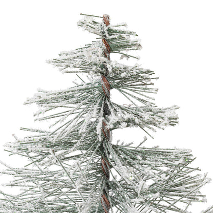 Vickerman 6" Flocked Village Artificial Christmas tree Unlit Set of 6