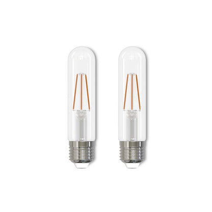 BULBRITE LED T9 MEDIUM SCREW (E26) 2.5W DIMMABLE FILAMENT LIGHT BULB 2700K/WARM WHITE 25W INCANDESCENT EQUIVALENT 2PK (776853)