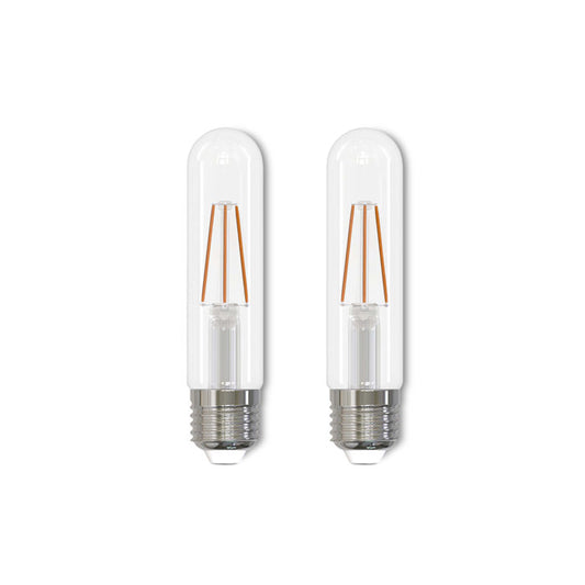 BULBRITE LED T9 MEDIUM SCREW (E26) 2.5W DIMMABLE FILAMENT LIGHT BULB 2700K/WARM WHITE 25W INCANDESCENT EQUIVALENT 2PK (776853)