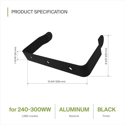 ASD Lighting Floodlight Mounting Bracket 240-300W Black